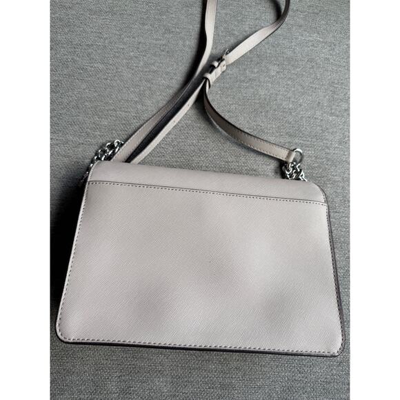 MICHAEL Kors Daniela Saffiano Leather Crossbody Taupe - Picture 4 of 16